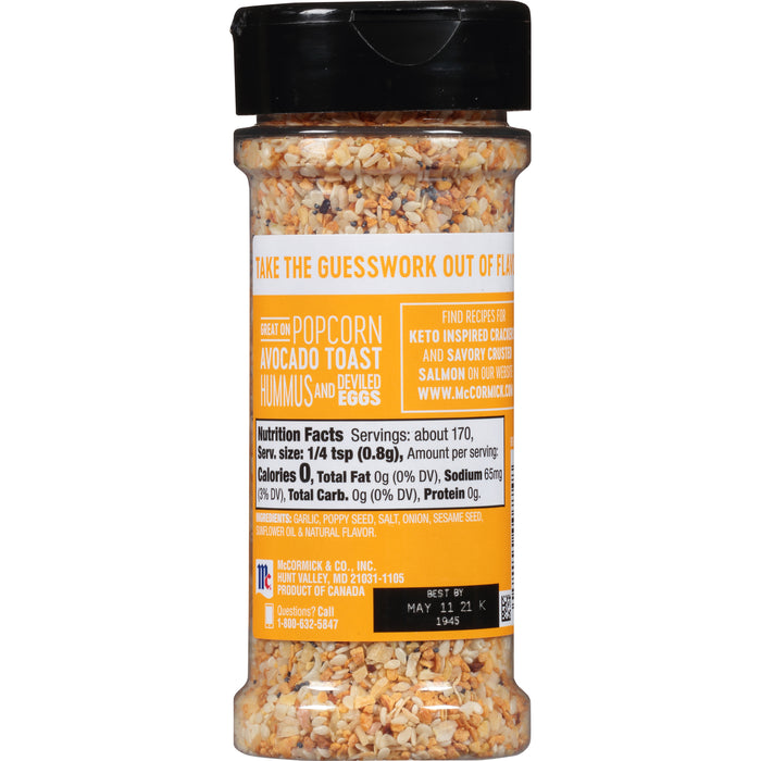 McCormick® Everything Bagel All Purpose Seasoning, 4.8 oz