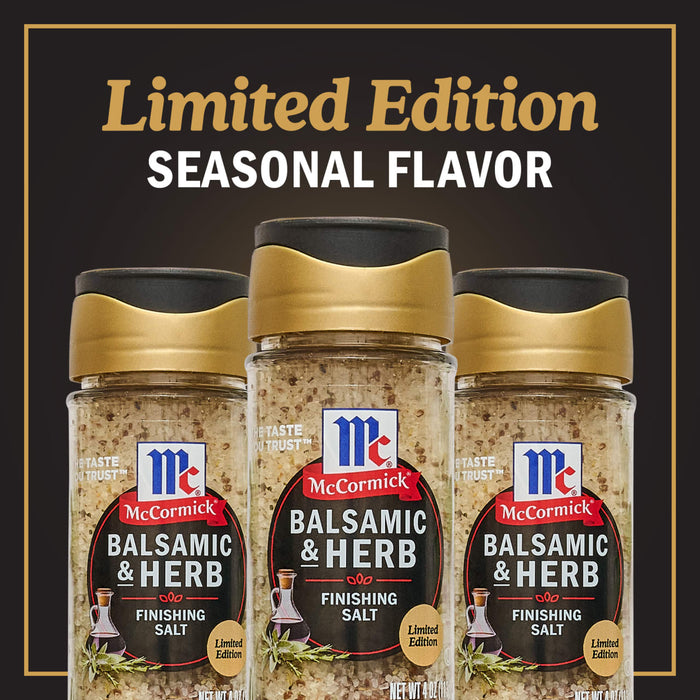 McCormick® Balsamic & Herb Finishing Salt, 4 oz