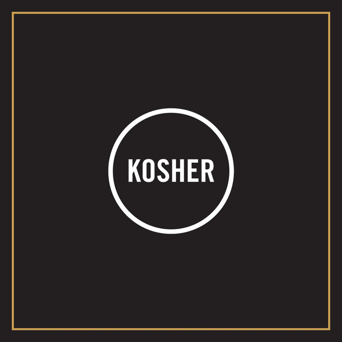 The image displays a Kosher certification logo.