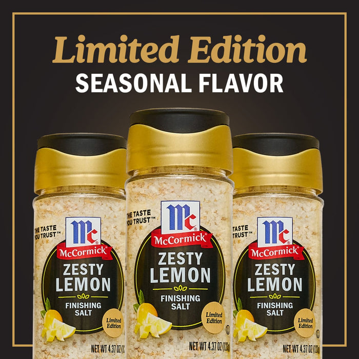 McCormick® Zesty Lemon Finishing Salt, 4.37 oz
