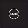 Kosher certification logo indicating adherence to Jewish dietary laws.