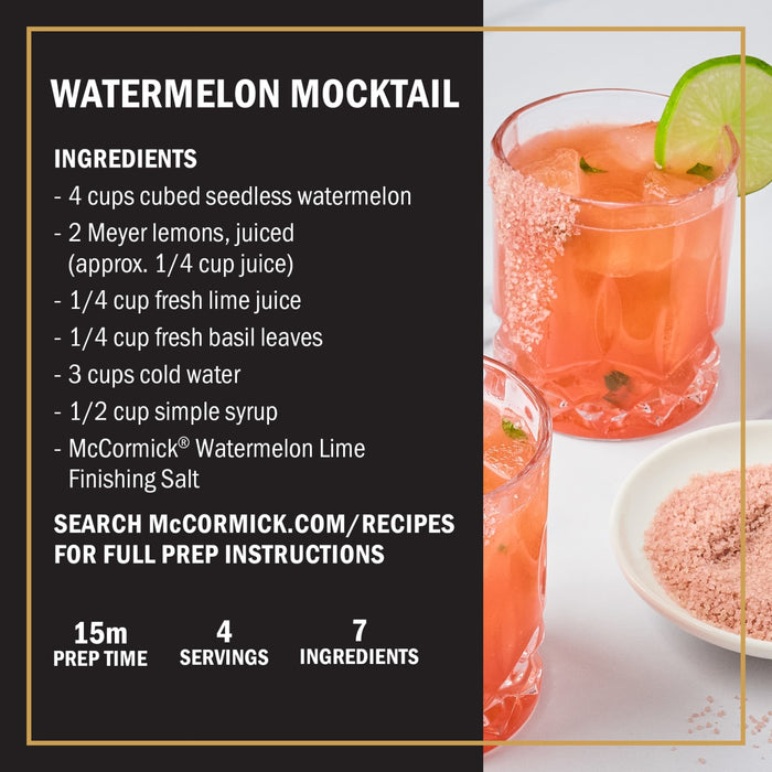 McCormick® Watermelon Lime Finishing Salt, 4.12 oz