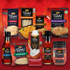 A variety of Thai Kitchen brand products are displayed, including noodles, sauces, coconut milk, and chili paste.