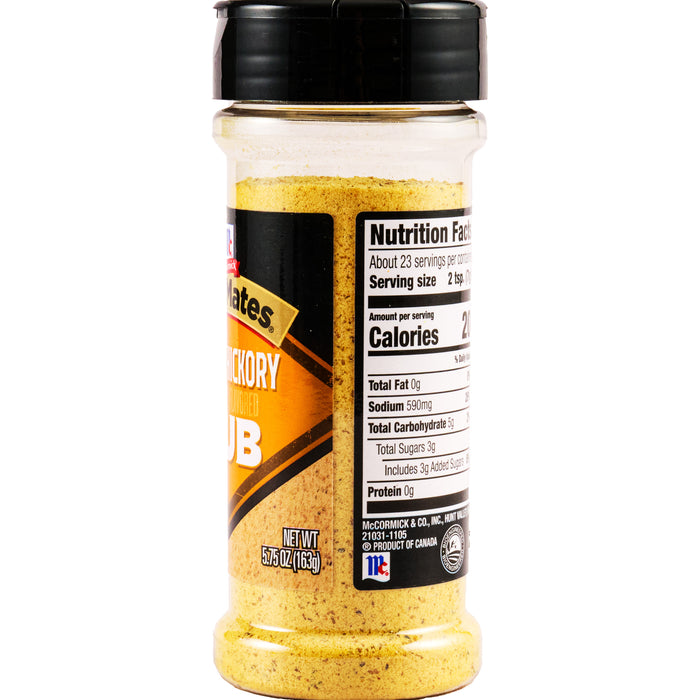 McCormick® Grill Mates® Honey Hickory Rub, 5.75 oz