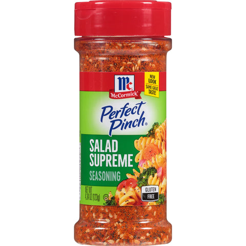 McCormick® Perfect Pinch® Gluten Free Salad Supreme Seasoning, 4.34 oz