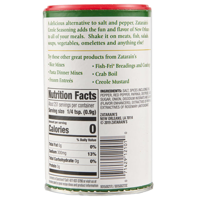 Zatarain's® Creole Seasoning, 8 oz