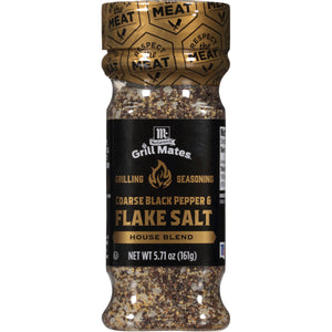 McCormick® Grill Mates® Coarse Black Pepper & Flake Salt Seasoning, 5.71 oz