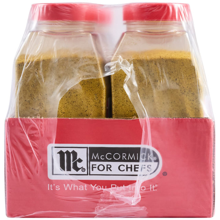 A two-pack of Lawry'S Adobo Seasoning, 38 Oz, is displayed shrink-wrapped in a red cardboard tray featuring the McCormick for Chefs logo.