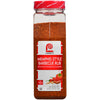 A jar of Lawry's Memphis Style Barbecue Rub.