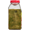 A glass jar of McCormick brand Italian seasoning.