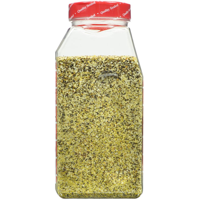 A glass jar of McCormick Grill Mates Montreal Steak Seasoning.