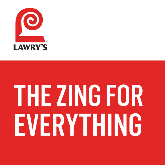 Lawry's logo with the tagline The Zing for Everything.