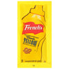 A yellow packet of French's Classic Yellow prepared mustard.