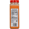 A label for Frank's RedHot Seasoning, showing the nutrition facts and ingredients.