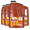 Four large, one-gallon jugs of Franks Red Hot Original Buffalo Wing Hot Sauce Red Hot 128 Oz are arranged in a row against a white background.