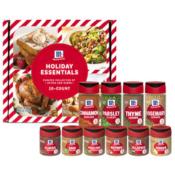 McCormick® Holiday Essentials Spices and Herbs 10 Count Variety Pack, 8.84 oz
