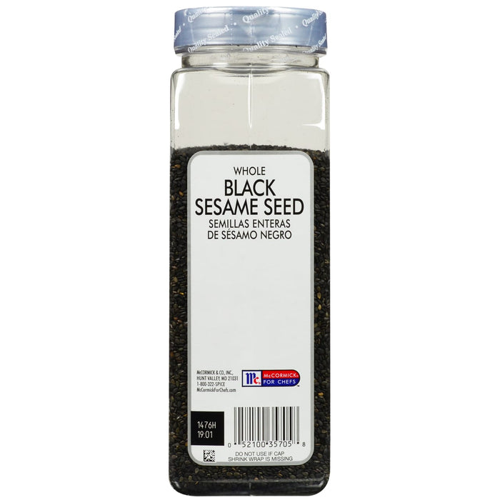 McCormick Culinary Whole Black Sesame Seed, 18.0 oz