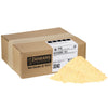 A box of Zatarain's Fish Fri Seasoned with a pile of the product in front of it.