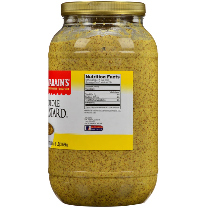Zatarain's Creole Mustard, 8.0 lb