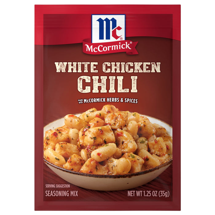 McCormick® White Chicken Chili Seasoning Mix, 1.25 oz (6-Pack)
