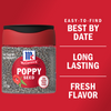 McCormick® Poppy Seed, 1.25 oz