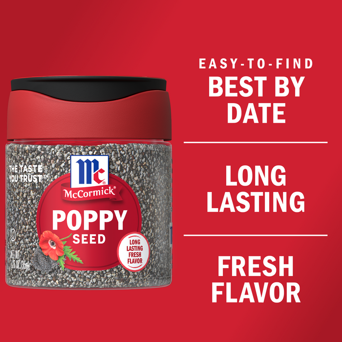 McCormick® Poppy Seed, 1.25 oz