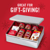 A silver tin filled with McCormick spices and extracts is a great gift for the holidays.