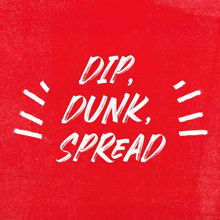 ["A hand dips a chicken nugget into a bowl of Frank's RedHot Dip'n Buffalo Ranch Sauce."]