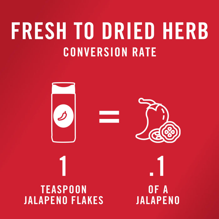 McCormick® Crushed Jalapeno Pepper, 1.37 oz