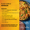 McCormick Simply Asia Black Garlic Noodles recipe with ingredients and a prepared dish.