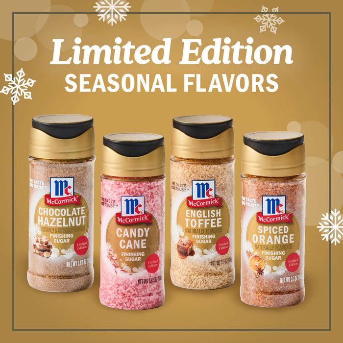McCormick presents its limited edition seasonal flavors, including Smoked Hazelnut, Candy Cane, English Toffee, and Spiced BrA&gt;lACe.