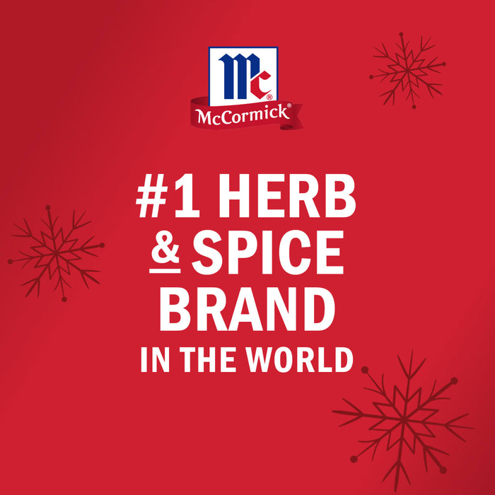 McCormick logo and text stating #1 Herb &amp; Spice Brand in the World.