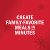 Create family-favorite meals in minutes, suggesting quick and easy meal preparation.