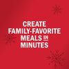 Create family-favorite meals in minutes, suggesting quick and easy meal preparation.