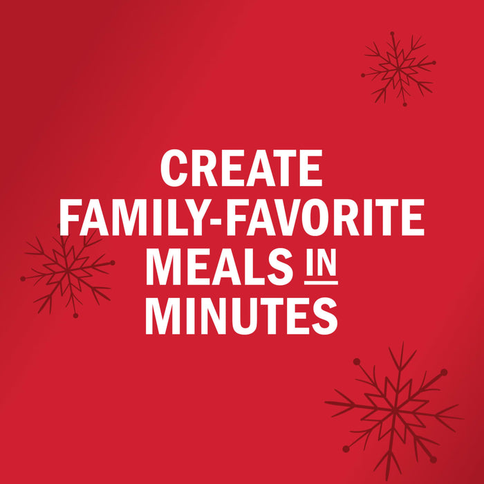 Create family-favorite meals in minutes, suggesting quick and easy meal preparation.