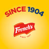 The French's brand logo, established since 1904, is displayed against a yellow background.