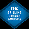 This is a logo for Epic Grilling Seasonings &amp; Marinades.