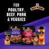 This image features McCormick Grill Mates seasonings and marinades for poultry beef pork and veggies.