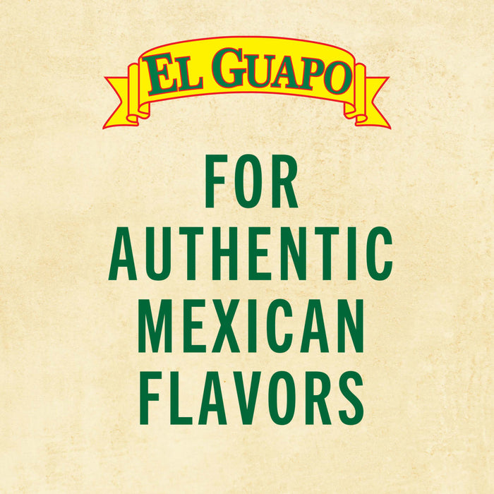 The El Guapo logo is displayed above the text For Authentic Mexican Flavors.