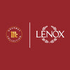 A logo lockup for the Mccormick X Lenox Spice Village Dtc Bundles Dtcmckvb Dtcmckvb Dtcmckvb shows the McCormick Gourmet Collection logo next to the Lenox logo on a red background.