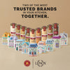 An advertisement for the Mccormick X Lenox Spice Village Dtc Bundles Dtcmckvb Dtcmckvb Dtcmckvb shows McCormick Gourmet Collection spice jars arranged behind their matching Lenox ceramic spice houses.
