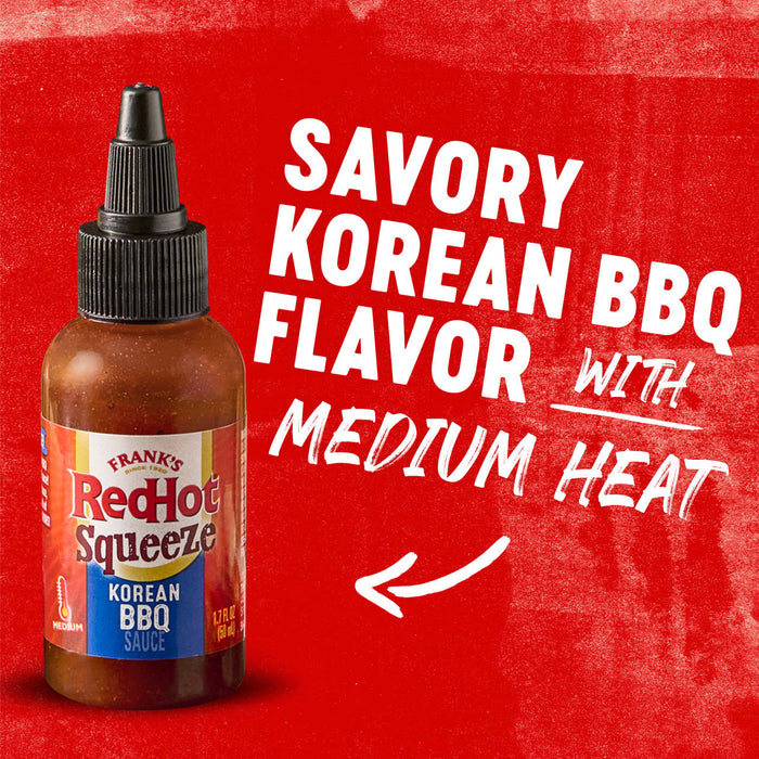 Frank's RedHot® Korean BBQ Squeeze Sauce, 1.7 fl oz