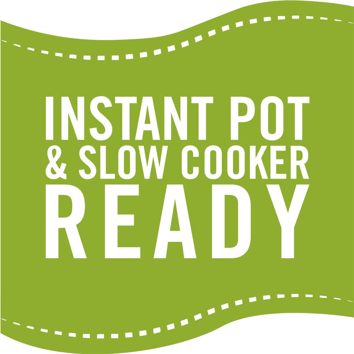 A green label with white text that says Instant Pot &amp; Slow Cooker Ready