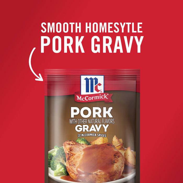 McCormick® Pork Gravy Seasoning Mix, 0.87 oz (6-Pack)