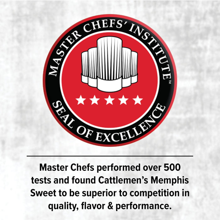 The Master Chefs Institute Seal of Excellence logo features three chef hats and five stars.