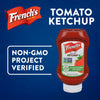 A bottle of Frenchs Tomato Ketchup with a Non-GMO Project Verified label.