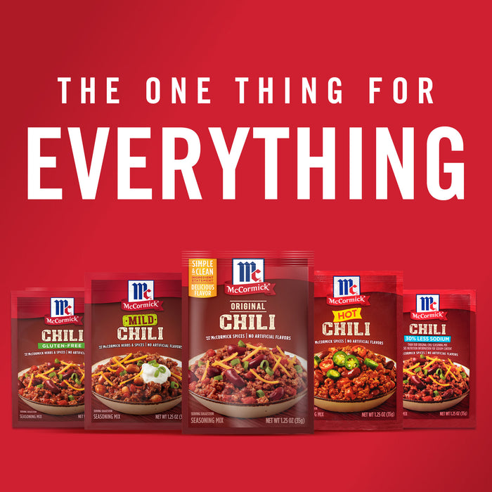 McCormick® Chili Seasoning Mix, 1.25 oz (6-Pack)