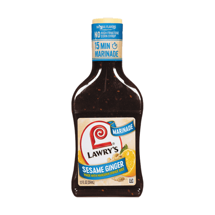 Lawry's® Sesame & Ginger Marinade, 12 fl oz