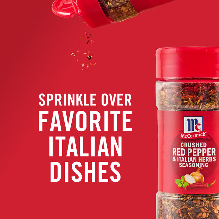 McCormick® Crushed Red Pepper & Italian Herb Seasoning, 2.64 oz