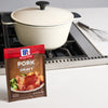 McCormick® Pork Gravy Seasoning Mix, 0.87 oz (6-Pack)